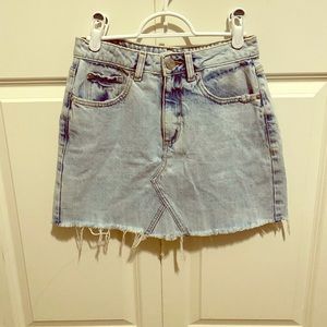 Garage denim skirt